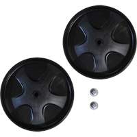Roues de rechange avec capuchons &agrave; pression pour chariot &agrave; d&eacute;chets Maritime Industrial Rubber