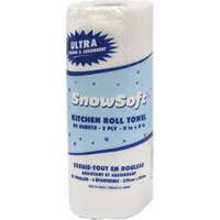Snow Soft Premium Kitchen Towels, 2 Ply, 85 Sheets/Roll, 8" W, 11" L Maritime Industrial Rubber