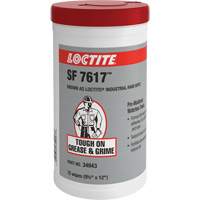 Essuie-mains industriels SF 7617, 75 lingettes, 12" x 9-1/2" Maritime Industrial Rubber