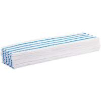 Disposable Mop Pad, Hook and Loop Style, Microfibre, 18" L x 4" W Maritime Industrial Rubber