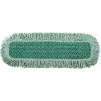 Hygen Fringed Dust Pad, Hook and Loop Style, Microfibre, 27-1/2" L x 9" W Maritime Industrial Rubber