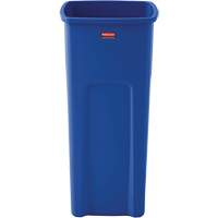 Conteneur de recyclage carr&eacute; Untouchable, Vrac, Plastique, 23 gal. US Maritime Industrial Rubber