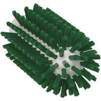 2.5" Brush, Stiff Bristles, 5-3/5" Long, Green Maritime Industrial Rubber