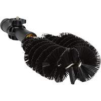 Drain Cleaning Brush, Stiff Bristles, 11" Long, Black Maritime Industrial Rubber