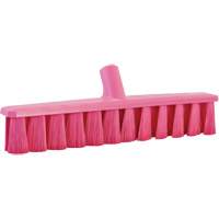 UST Soft Push Broom, Fine Bristles, 15-1/4", Polyester, Pink Maritime Industrial Rubber