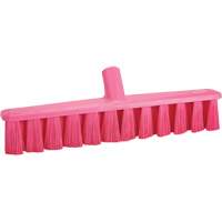 UST Push Broom, Medium Bristles, 15-1/4", Polyester, Pink Maritime Industrial Rubber