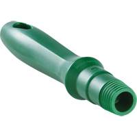 Mini Handle, Brush/Pad Holder/Scraper/Squeegee, Green, Standard, 6-1/4" L Maritime Industrial Rubber