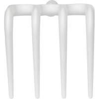 Fourche hygi&eacute;nique, Plastique, Blanc Maritime Industrial Rubber