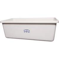 Transport Storage Tub, Plastic, White Maritime Industrial Rubber
