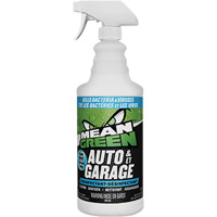 D&eacute;sinfectant pour lautomobile et le garage Mean Green, 1,18 L, Bouteille &agrave; g&acirc;chette Maritime Industrial Rubber
