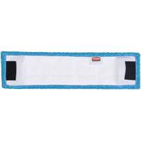Adaptable Flat Mop Pad, Finishing, Microfibre, 5-1/2" x 19-1/2" Maritime Industrial Rubber