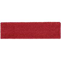 Adaptable Flat Mop Pad, Finishing, Microfibre, 5-1/2" x 19-1/2" Maritime Industrial Rubber