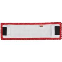 Adaptable Flat Mop Pad, Finishing, Microfibre, 5-1/2" x 19-1/2" Maritime Industrial Rubber