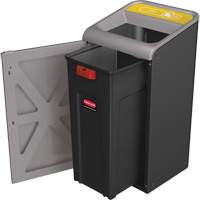 Conteneur pour d&eacute;chets de bidon Configure, Vrac/Bord de rue/De bureau, Acier, 23 gal. US Maritime Industrial Rubber