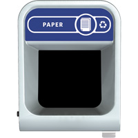 Conteneur pour d&eacute;chets de papier Configure, Vrac/Bord de rue/De bureau, Acier, 45 gal. US Maritime Industrial Rubber