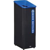 Bac de recyclage mixte Sustain, Vrac, Plastique, 15 gal. US Maritime Industrial Rubber