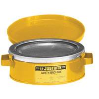 Bench Can with Perforated Dasher Plate Maritime Industrial Rubber