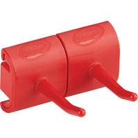 Double Hook Module for Hygienic Wall Bracket Maritime Industrial Rubber