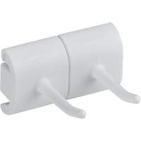 Double Hook Module for Hygienic Wall Bracket Maritime Industrial Rubber
