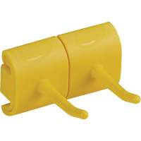 Double Hook Module for Hygienic Wall Bracket Maritime Industrial Rubber