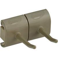 Double Hook Module for Hygienic Wall Bracket Maritime Industrial Rubber