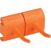 Double Hook Module for Hygienic Wall Bracket Maritime Industrial Rubber