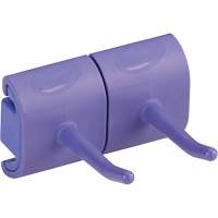 Double Hook Module for Hygienic Wall Bracket Maritime Industrial Rubber