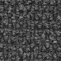 Supreme Knob Entrance Matting, Wiper/Scraper, 3-1/2' x 6' x 7/16", Charcoal Maritime Industrial Rubber