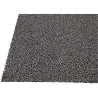Tundra Indoor/Outdoor Matting, Latex/Polypropylene, Scraper Type, Tufted Cut Pile Pattern, 6-5/6' x 6', Charcoal Maritime Industrial Rubber