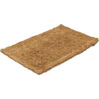 Indoor/Outdoor Coco Mat, Scraper, 1-3/4' x 2-3/4" x 1-3/8", Natural Maritime Industrial Rubber