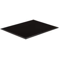 Gritstop Fingermat Entrance Matting, Rubber, Scraper Type, Finger Tip Style Pattern, 3' x 6', Black Maritime Industrial Rubber