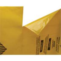 Doublures pour d&eacute;chets dangereux, Amiante, 40" lo x 26" la, 3 mils Maritime Industrial Rubber