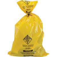 Doublures pour d&eacute;chets dangereux, Amiante, 40" lo x 26" la, 3 mils Maritime Industrial Rubber