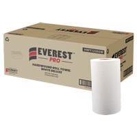 White Deluxe Hardwound Roll Towels, 1 Ply, Centre Pull, 205' L Maritime Industrial Rubber