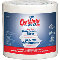 Plus Disinfectant Wipes, 7-9/10" x 5-9/10", 800 Count Maritime Industrial Rubber