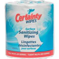 Surface Sanitizing Wipes, Packet Maritime Industrial Rubber