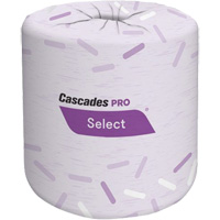 Pro Select&reg; Bathroom Tissue, 2 Ply, 420 Sheets/Roll, White Maritime Industrial Rubber