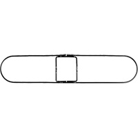 Clipper Dust Mop Frame, 36", Metal Maritime Industrial Rubber