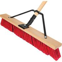 Balai-brosse &agrave; manche renforc&eacute;, 24", Moyen, Soies PVC Maritime Industrial Rubber