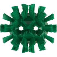 Brosse UST pour cuves, Soies Ferme, Longueur de 7-1/2", Vert Maritime Industrial Rubber