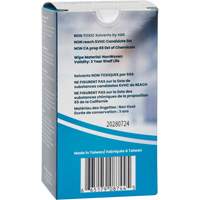Lingettes nettoyantes emball&eacute;es individuellement, 12 lingettes, 8" x 9-1/2" Maritime Industrial Rubber