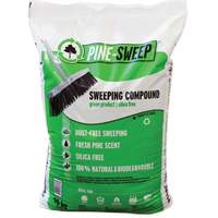 Pine Sweep Biodegradable Sweeping Compound, Bag, 44 lbs. (20 kg) Maritime Industrial Rubber