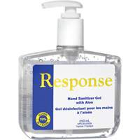 Response&reg; Hand Sanitizer Gel with Aloe, 250 ml, Pump Bottle, 70% Alcohol Maritime Industrial Rubber