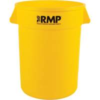 Garbage Bin, Polyethylene, 32 US gal. Maritime Industrial Rubber