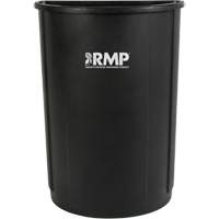 Poubelle demi-ronde, Poly&eacute;thyl&egrave;ne, 21 gal. US Maritime Industrial Rubber