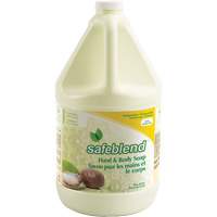 Savon au beurre de karit&eacute; pour les mains et le corps, Liquide, 4 L, Parfum&eacute; Maritime Industrial Rubber