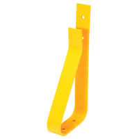 Rail Post, Steel, 10-3/4" L x 24" H, Yellow Maritime Industrial Rubber