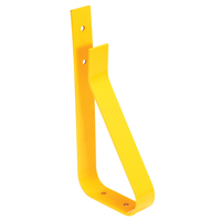 Rail Post, Steel, 10-3/4" L x 24" H, Yellow Maritime Industrial Rubber