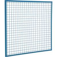 Wire Mesh Partition Components - Panels, 4' H x 4' W Maritime Industrial Rubber