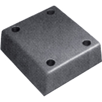 Molded Rubber Dock Guards, Rubber, 13" W x 4" D x 12" H Maritime Industrial Rubber